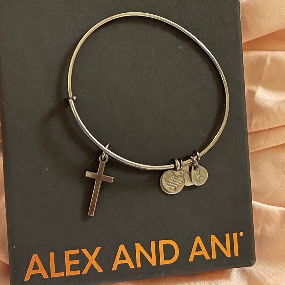 Alex and ani cross bracelet!